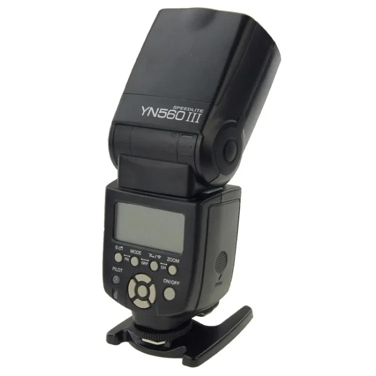 Flash sans fil ultra longue portée YN-560 III avec griffe porte-accessoires en métal pour appareils photo reflex numériques Canon / Nikon / Pentax / Olympus, YN-560 III