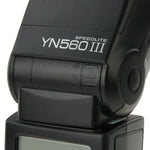 Flash sans fil ultra longue portée YN-560 III avec griffe porte-accessoires en métal pour appareils photo reflex numériques Canon / Nikon / Pentax / Olympus, YN-560 III