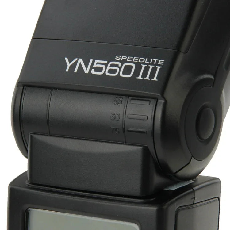 Flash sans fil ultra longue portée YN-560 III avec griffe porte-accessoires en métal pour appareils photo reflex numériques Canon / Nikon / Pentax / Olympus, YN-560 III