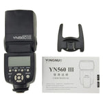 Flash sans fil ultra longue portée YN-560 III avec griffe porte-accessoires en métal pour appareils photo reflex numériques Canon / Nikon / Pentax / Olympus, YN-560 III