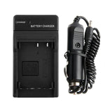 Chargeur de voiture pour batterie d'appareil photo numérique Canon NP-7L, NP-7L