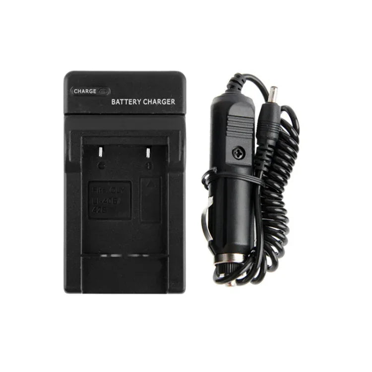 Chargeur de voiture pour batterie d'appareil photo numérique Olympus u700 / u720sw / U800 (Li-40B / Li-42B), Li-40B / Li-42B
