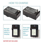 Chargeur de batterie 2 en 1 pour appareils photo numériques Panasonic VBD1/VBD2, SONY F550/F750/F960..., VBD1