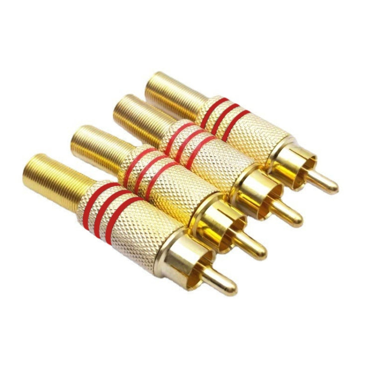 Connecteur jack RCA 3,5 mm JL0924 (10 pièces par paquet, prix pour 10 pièces), JL0924 RCA 3,5 mm (Rouge)