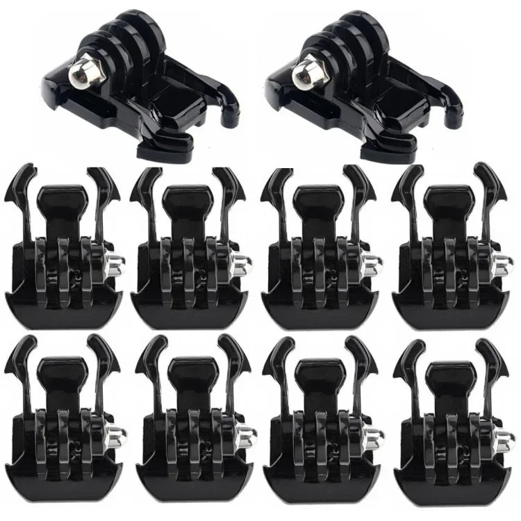 Lot de 2 fixations de sangle basiques ST-06 avec boucle de surface pour GoPro, Insta360, DJI et autres caméras d'action, ST-06