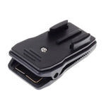Support de fixation rapide en forme de J pour sac à dos ou chapeau, rotation à 360°, compatible avec la caméra sport Xiaomi Yi (XM17).