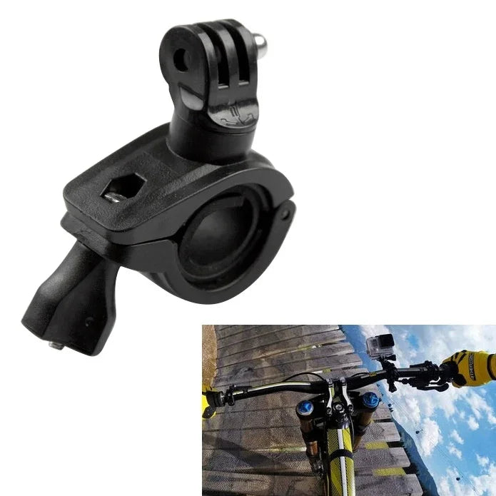 Support de guidon de support de moto de vélo pour GoPro Hero4 / 3+ / 3/2/1 / SJCAM SJ4000 / SJ 5000 / SJ6000, support de guidon