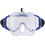 Équipement de plongée pour sports nautiques : masque et lunettes de natation compatibles avec GoPro, Insta360, DJI et autres caméras d'action.