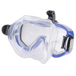 Équipement de plongée pour sports nautiques : masque et lunettes de natation compatibles avec GoPro, Insta360, DJI et autres caméras d'action.