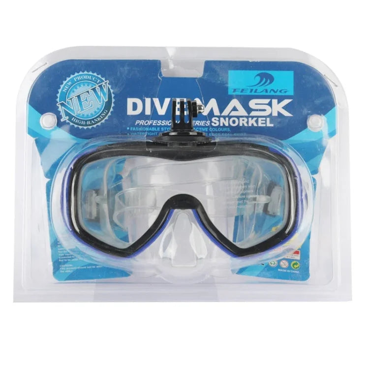 Équipement de plongée pour sports nautiques : masque et lunettes de natation compatibles avec GoPro, Insta360, DJI et autres caméras d'action.