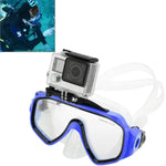 Équipement de plongée pour sports nautiques : masque et lunettes de natation avec support pour GoPro, Insta360, DJI et autres caméras d'action.