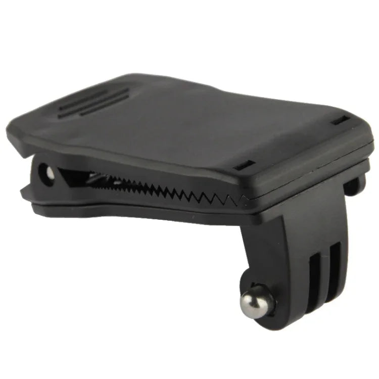 Pince de fixation rotative à 360 degrés Rec-Mounts pour GoPro, Insta360, DJI et autres caméras d'action, clip Rec-Mounts (Noir)