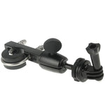 Support de guidon et de tige de selle pour vélo/moto avec adaptateur pour trépied et vis, compatible avec GoPro, Insta360, DJI et autres caméras d'action.