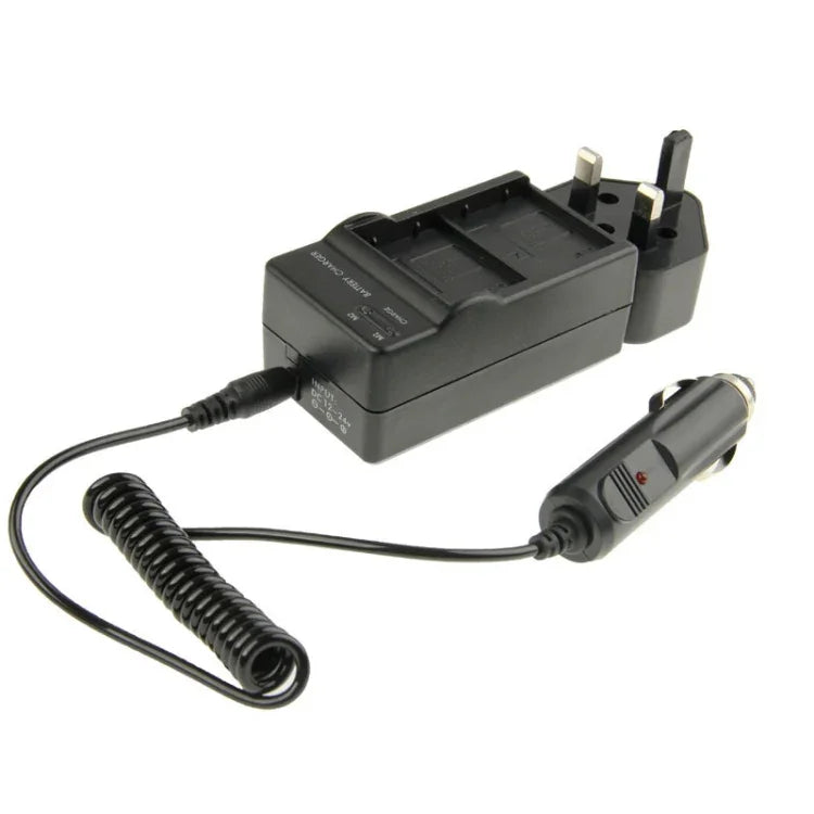 Chargeur de voiture numérique 3-en-1 à double batterie pour GoPro HERO3+ / 3 AHDBT-201 / AHDBT-301, prise américaine, prise britannique, prise australienne