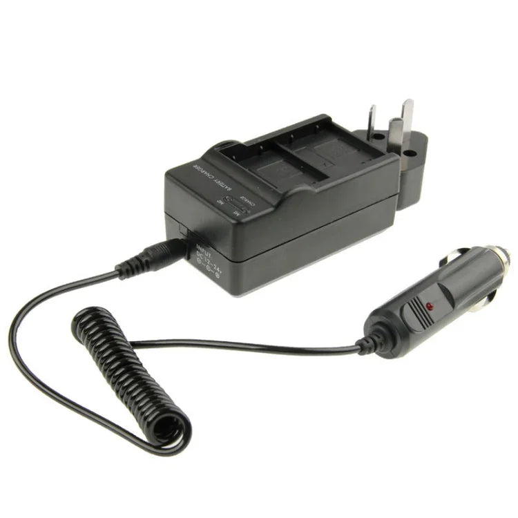 Chargeur de voiture numérique 3-en-1 à double batterie pour GoPro HERO3+ / 3 AHDBT-201 / AHDBT-301, prise américaine, prise britannique, prise australienne