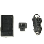 Chargeur de voiture numérique 3-en-1 à double batterie pour GoPro HERO3+ / 3 AHDBT-201 / AHDBT-301, prise américaine, prise britannique, prise australienne