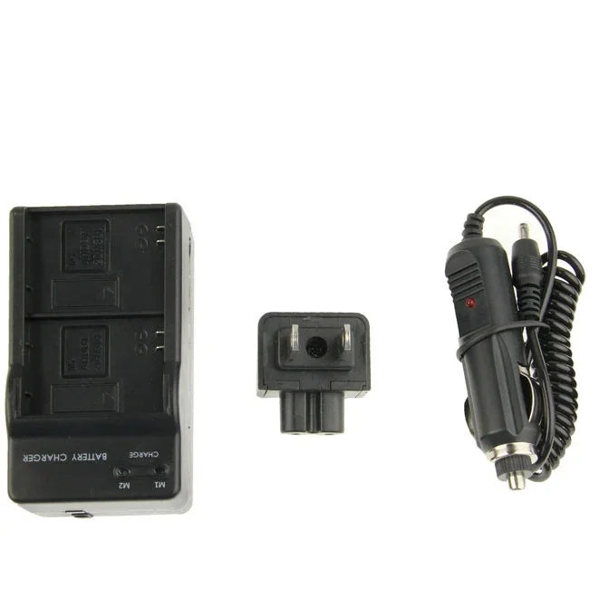 Chargeur de voiture numérique 3-en-1 à double batterie pour GoPro HERO3+ / 3 AHDBT-201 / AHDBT-301, prise américaine, prise britannique, prise australienne