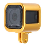 Boîtier de protection en alliage d'aluminium usiné CNC avec coque arrière de sécurité pour GoPro HERO5 Session / HERO4 Session / HERO Session, HERO5 Session (Noir), HERO5 Session (Argent), HERO5 Session (Rouge), HERO5 Session (Or), HERO5 Session (Vert)