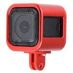 Boîtier de protection en alliage d'aluminium usiné CNC avec coque arrière de sécurité pour GoPro HERO5 Session / HERO4 Session / HERO Session, HERO5 Session (Noir), HERO5 Session (Argent), HERO5 Session (Rouge), HERO5 Session (Or), HERO5 Session (Vert)