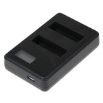 Chargeur double batterie avec écran LCD pour GoPro HERO4 (AHDBT-401), affiche la capacité de charge (GP258-C), pour GoPro HERO4