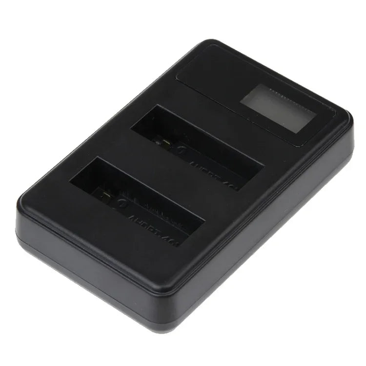 Chargeur double batterie avec écran LCD pour GoPro HERO4 (AHDBT-401), affiche la capacité de charge (GP258-C), pour GoPro HERO4