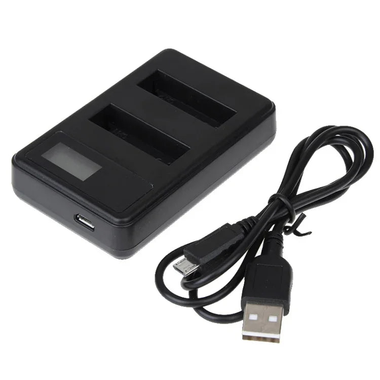 Chargeur double batterie avec écran LCD pour GoPro HERO4 (AHDBT-401), affiche la capacité de charge (GP258-C), pour GoPro HERO4