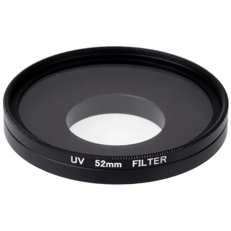 Filtre UV 52 mm avec capuchon pour objectif Xiaomi Xiaoyi 4K+ / 4K, Xiaoyi Lite, Xiaoyi Sport Camera, filtre UV 52 mm