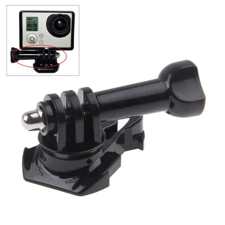 Fixation de sangle basique à boucle réglable rotative à 360° et vis de serrage pour GoPro HERO11 Black/HERO10 Black/HERO9 Black/HERO8 Black/7/6/5/5 Session/4/3+/3/2/1, vis de serrage