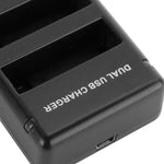 Chargeur de voyage USB double pour GoPro HERO4 (AHDBT-401), compatible avec GoPro HERO4