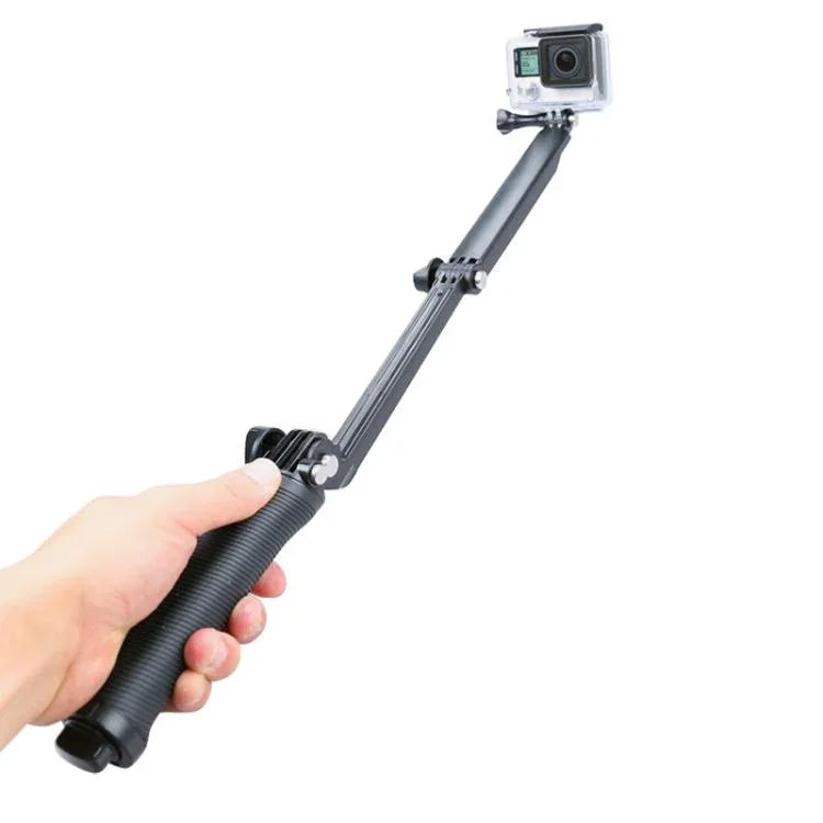 Monopode multifonction extensible à 3 positions avec trépied, bras pliable et rotatif et poignée pour caméra GoPro, Insta360, DJI et autres caméras d'action.