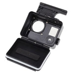 Boîtier étanche Black Edition avec fixation basique à boucle pour GoPro HERO4/3+, étanche jusqu'à 10 m de profondeur.
