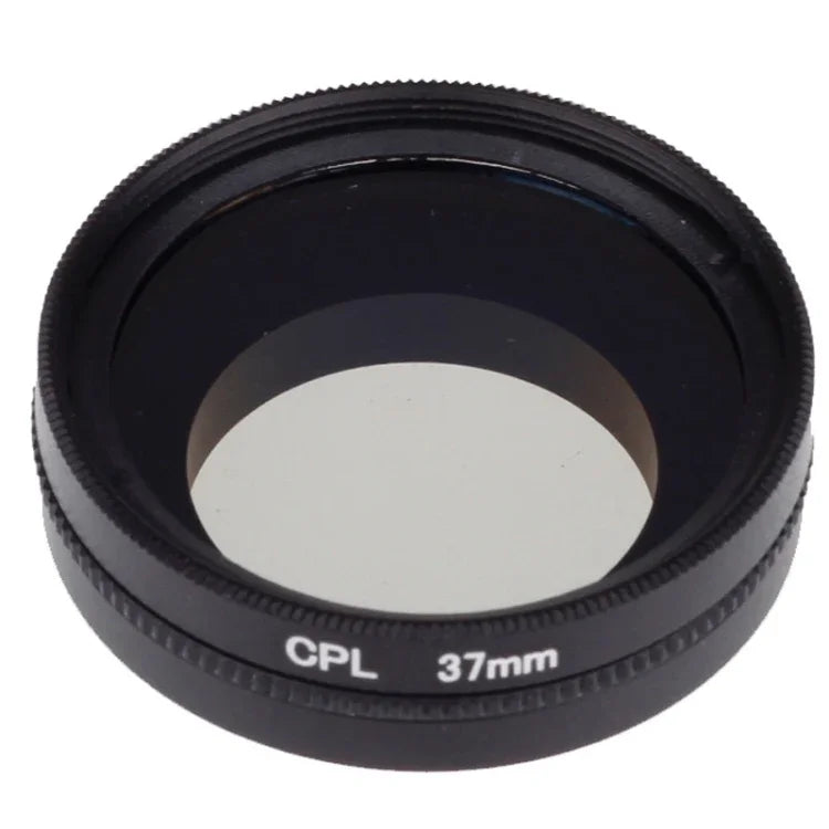 Filtre polarisant circulaire CPL 37 mm avec capuchon pour caméra Xiaomi Xiaoyi 4K+ / 4K, Xiaoyi Lite, Xiaoyi Sport.