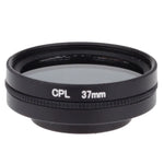 Filtre polarisant circulaire CPL 37 mm avec capuchon pour caméra Xiaomi Xiaoyi 4K+ / 4K, Xiaoyi Lite, Xiaoyi Sport.