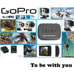 Étui de voyage portable, antichoc et étanche, pour GoPro, Insta360, DJI et autres caméras d'action. Dimensions : 32 cm x 22 cm x 7 cm.