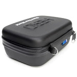 Étui de voyage portable, antichoc et étanche, pour GoPro, Insta360, DJI et autres caméras d'action. Dimensions : 16 cm x 12 cm x 7 cm.