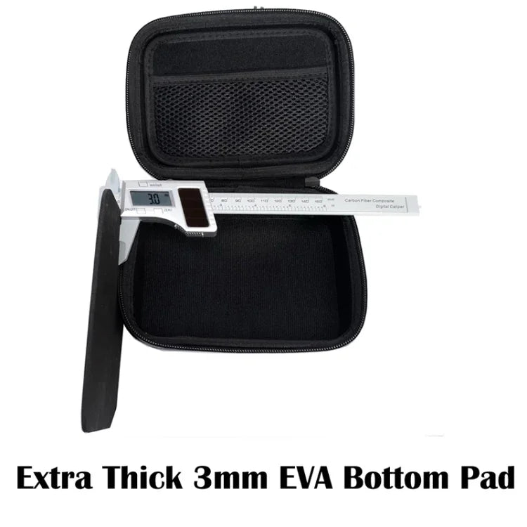 Étui de voyage portable, antichoc et étanche, pour GoPro, Insta360, DJI et autres caméras d'action. Dimensions : 16 cm x 12 cm x 7 cm.