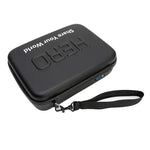 Étui de voyage portable, antichoc et étanche, pour GoPro, Insta360, DJI et autres caméras d'action. Dimensions : 22 cm x 16 cm x 7 cm.