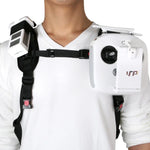 Sac à dos bandoulière multifonction avec sangle de cou pour DJI Phantom 3 / 2 / 1 / Vision+, compatible avec drone, radiocommande, batterie et hélices.