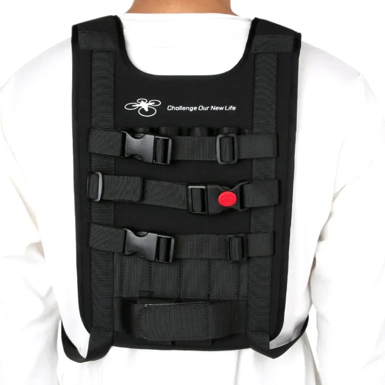 Sac à dos bandoulière multifonction avec sangle de cou pour DJI Phantom 3 / 2 / 1 / Vision+, compatible avec drone, radiocommande, batterie et hélices.