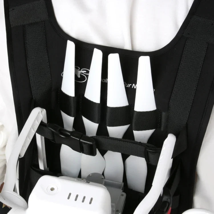 Sac à dos bandoulière multifonction avec sangle de cou pour DJI Phantom 3 / 2 / 1 / Vision+, compatible avec drone, radiocommande, batterie et hélices.