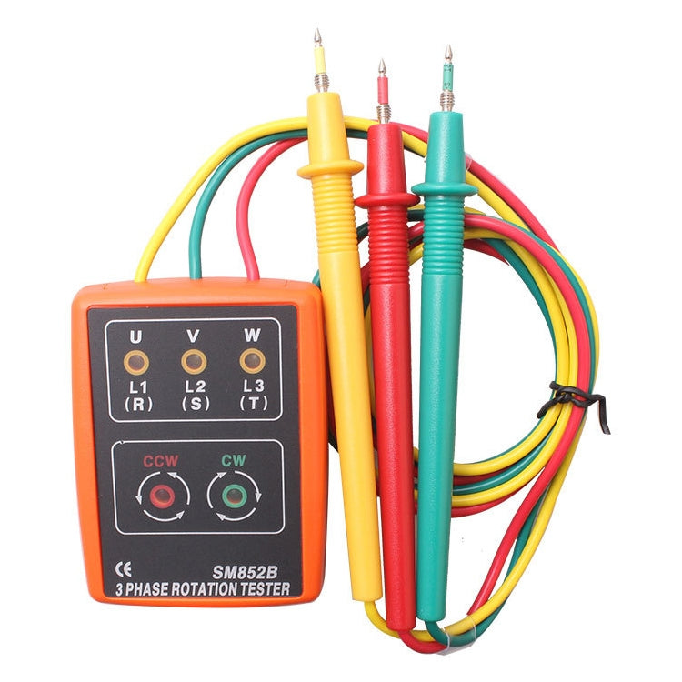 Testeur indicateur de rotation triphasé SM852B