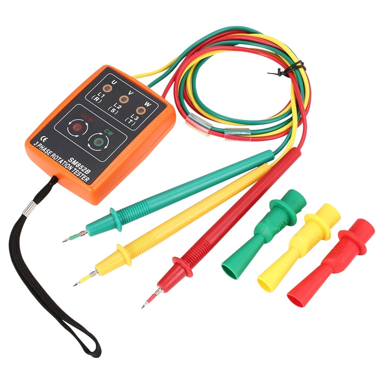 Testeur indicateur de rotation triphasé SM852B