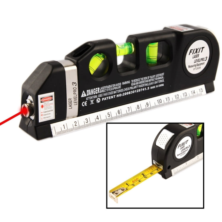 Niveau laser aligneur ruban à mesurer horizontal vertical