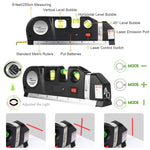 Niveau laser aligneur ruban à mesurer horizontal vertical