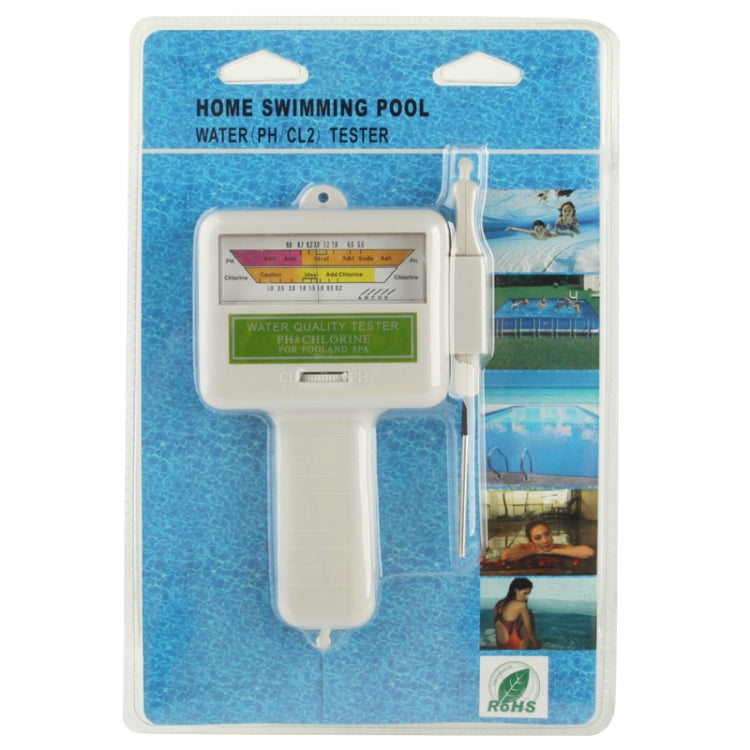 Testeur de pH / CL2 pour piscine domestique, longueur du câble : 1,2m