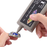 Testeur portable de moissanite / diamant, prise EU, testeur de diamant