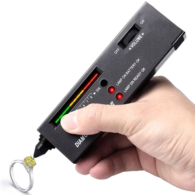 Sélecteur de diamant II avec indicateur LED, pile CC 9V, testeur II