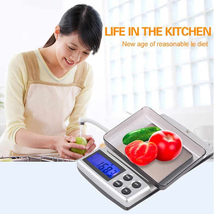 Balance de poche numérique (500g / 0,1g), 500g/0,1g