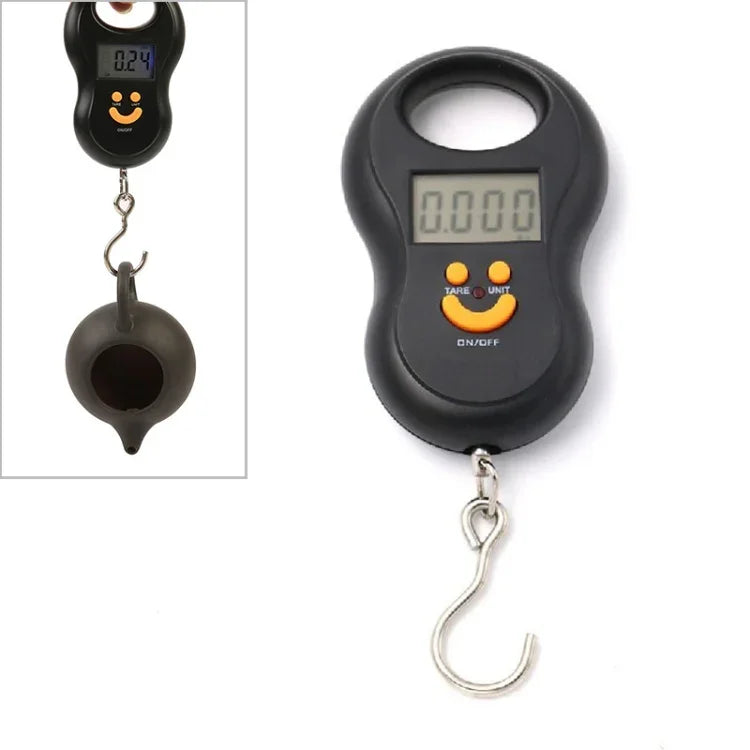 Balance numérique portable à main LCD suspendue, sans piles, portable LCD