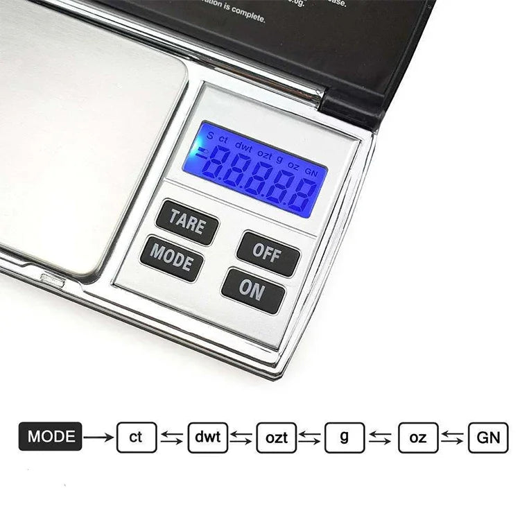 Balance numérique pour diamants 1000g / 0,1g, 1000g / 0,1g